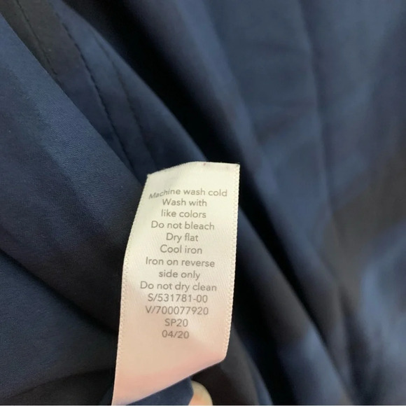 Athleta Zephyr Print Tank Top Blurred Camo Blue Black Sz XS - Picture 6 of 6